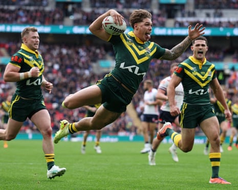 Australian Rugby Reece England 6-26 Australia: rugby league Ashes first Test – as it happened ...