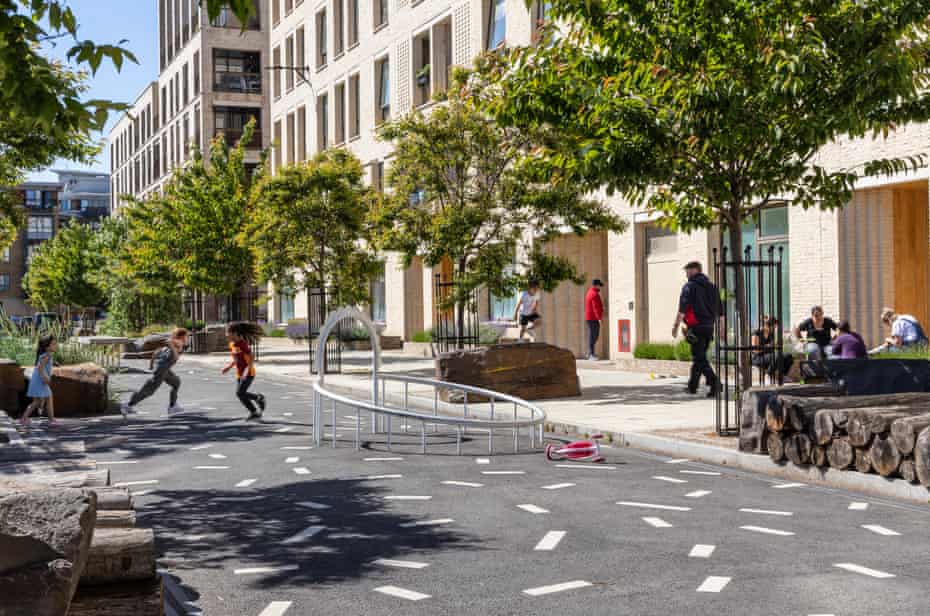 Thrills kids, baffles adults … the ‘tiara’ in Hackney, by Muf.