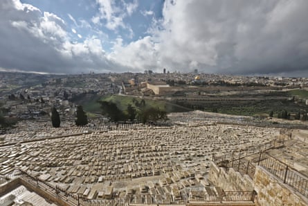 General view of the Old City of Jerusalem from the Mount of Olives.