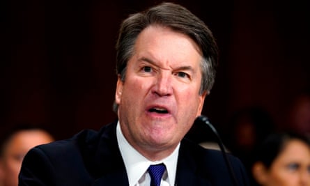 Brett Kavanaugh gets agitated in front of a Senate judiciary committee confirmation hearing in Washington. Despite the outburst, he went on to be appointed to the US supreme court.