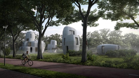 How the world’s first habitable 3D printed houses are made – video