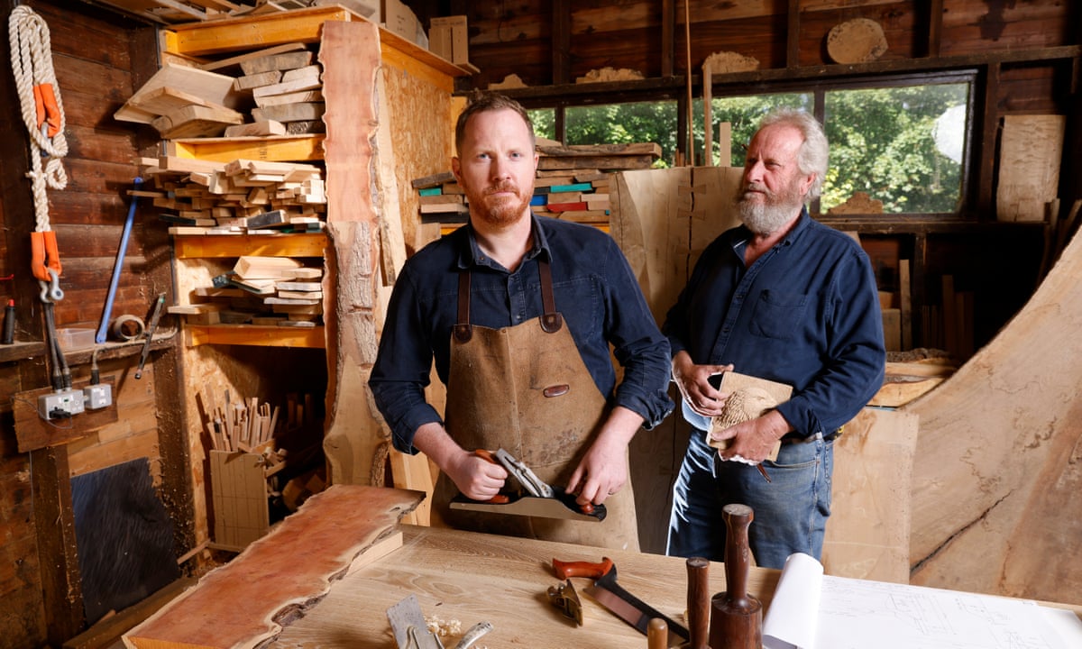 Men participating in a hands-on workshop learning practical skills