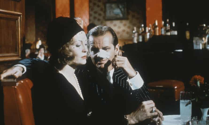 Faye Dunaway and Jack Nicholson
