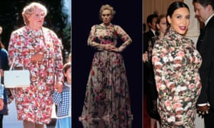 Robin Williams as Mrs Doubtfire, Adele and Kim Kardashian