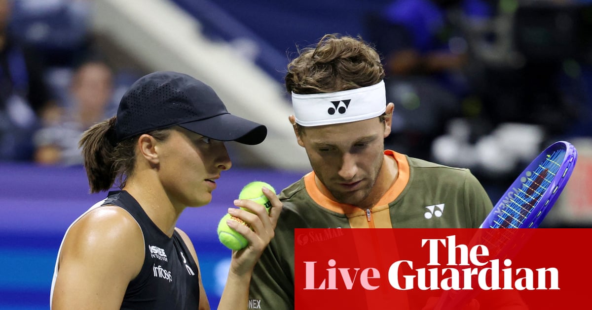 Pegula/Draper v Swiatek/Ruud: US Open mixed doubles semi-finals live updates