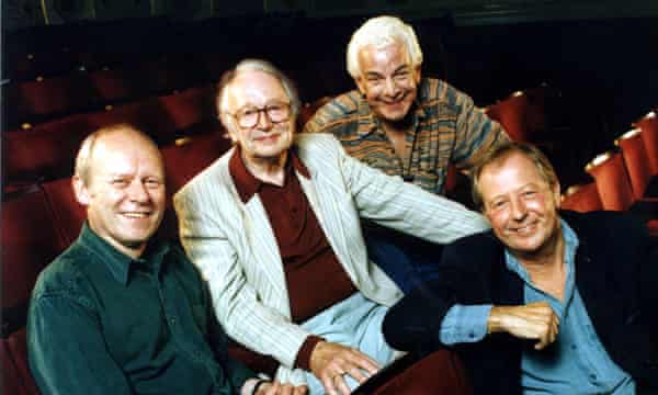 Graeme Garden, Humphrey Lyttelton, Barry Cryer and Tim Brooke-Taylor in 2001.