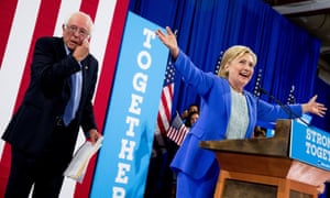 Bernie Sanders and Hillary Clinton