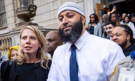 ‘Serial’ podcast subject Adnan Syed leaves the Baltimore circuit court after a judge vacated his murder conviction.