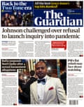 Guardian front page, Friday 30 April 2021