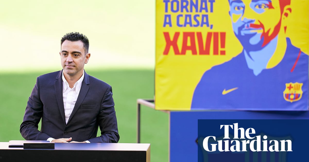‘It’s the moment’: Xavi returns to Barcelona with plan to restore order