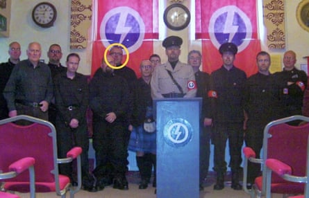 Andy Weatherhead at the inaugural conference of the openly fascist New British Union in October 2013.