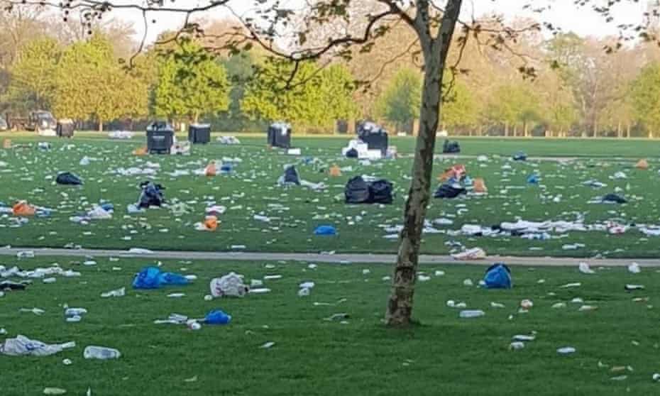 A hoax photo that was circulated on Facebook accusing Australian climate strike protesters of leaving rubbish behind