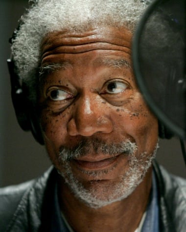 King of the voiceover … Morgan Freeman.