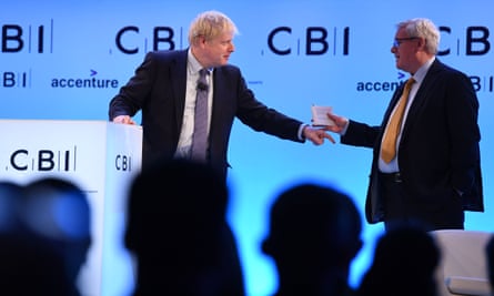 Boris Johnson with John Allan