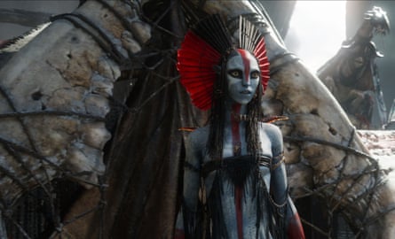 Varang (Oona Chaplin) in Avatar: Fire And Ash.
