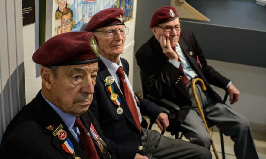 From left: Frank Prendergast, with fellow veterans Fred Glover and Bill Gladden.