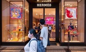 A Hermes store in Hong Kong.