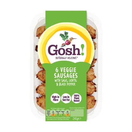 Gosh! Veggie Sausage Sage Lentil & Black Pepper