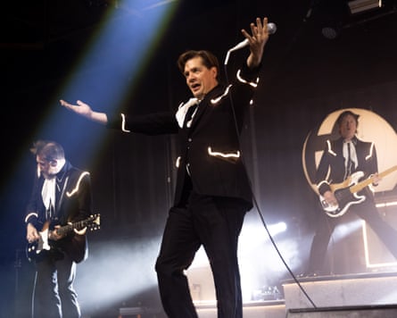 The Hives performing in Cardiff earlier this week.