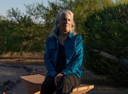 portrait of woman sitting outside