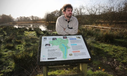 Matt Staniek, campaigner and founder of Save Windermere at Waterhead.