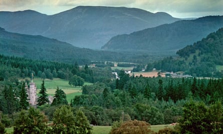 The Balmoral estate seen from afar.
