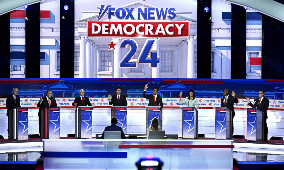 Republican debate veers from abortion and fentanyl to Trump and Ukraine as Harris attacks 'extremist agenda' – as it happened | Republicans | The Guardian Republican debate veers from abortion and fentanyl to Trump and Ukraine as Harris attacks 'extremist agenda' – as it happened | Republicans | The Guardian