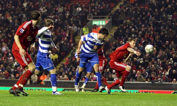 Shane Long scores for Reading to knock Liverpool out of the FA Cup