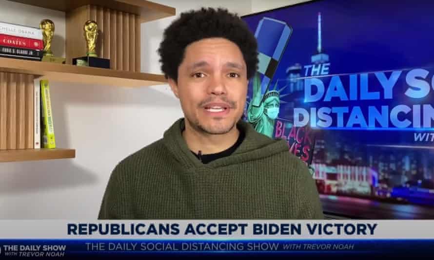 Trevor Noah You Know Trump S Luck Has Run Out Now That Mcconnell Has Conceded Late Night Tv Roundup The Guardian Trevor Noah You Know Trump S Luck Has Run Out Now That Mcconnell Has Conceded Late Night Tv Roundup The Guardian