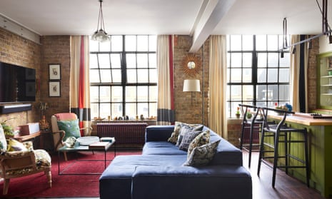 The apartment’s Crittall windows
