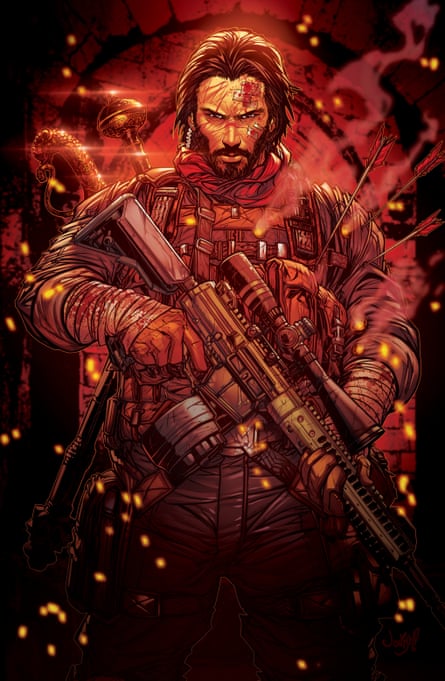 A detail from BRZRKR.