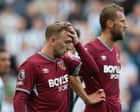 Newcastle 3-1 West Ham: Premier League – live