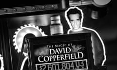 David Copperfield Slot Machine Unveiling At The MGM Grand<br>LAS VEGAS, NV - JUNE 26:  A general view is seen of the video screen from the slot machine, "The Magic of David Copperfield," by Bally Technologies at the MGM Grand Hotel/Casino on June 26, 2014 in Las Vegas, Nevada.  (Photo by David Becker/Getty Images)