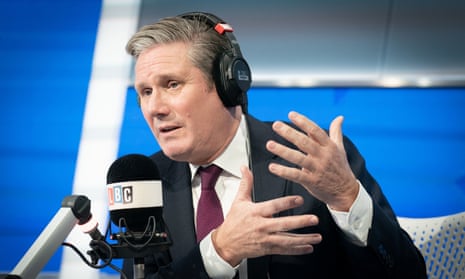 Keir Starmer made his comments during a phone-in discussion hosted by LBC’s Nick Ferrari