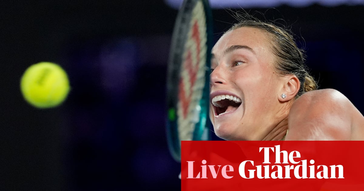 Aryna Sabalenka v Madison Keys: women’s Australian Open final into deciding set – live