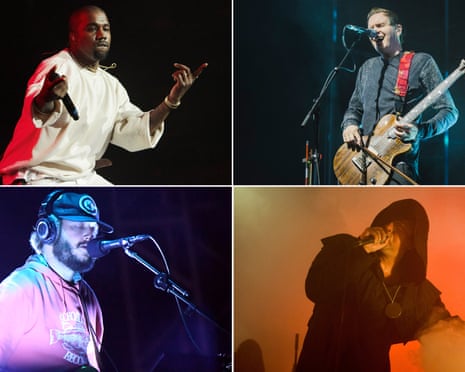 Record makers ... Kanye West, Sigur Rós, Sunn O))) and Bon Iver.