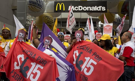 Brazil McDonald's protest