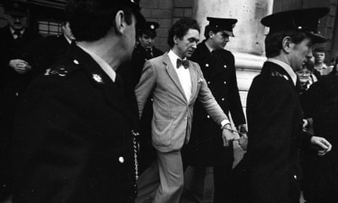 Malcolm Macarthur outside court in Dublin in 1983.