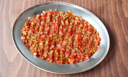 ‘Turkish classic’: ezme salad.