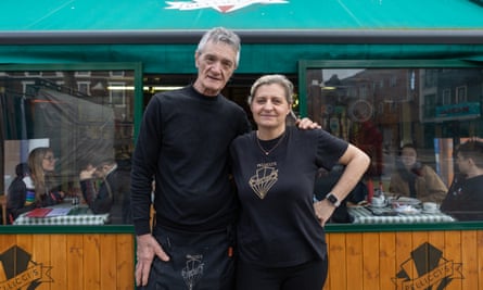 Anna Sereno and Tony Zaccaria who run Pellici’s in east London.