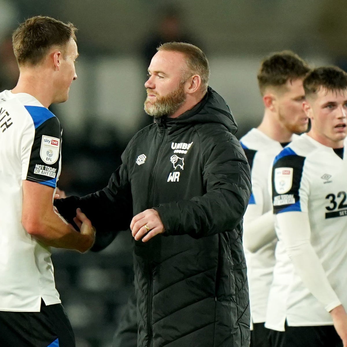championship roundup rooney backs derby to stay up after reading win championship the guardian