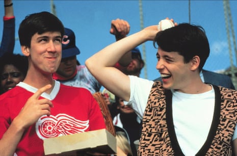 Alan Ruck and Matthew Broderick in Ferris Bueller’s Day Off.