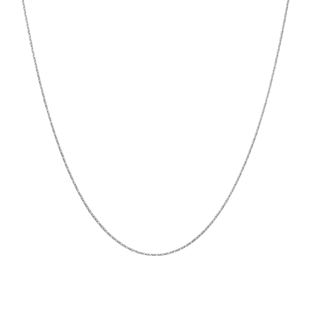Mejuri oval chain necklace silver