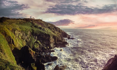 Shore leave: the Lizard Point Lighthouse at sunrise.