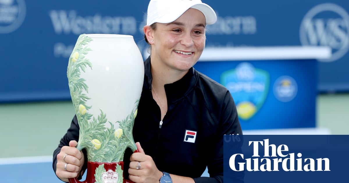 Ruthless Ash Barty turns focus to US Open after winning fifth title of year