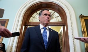 Mitt Romney on Monday. In a statement Tuesday, he said: ‘I intend to follow the constitution and precedent in considering the president’s nominee.’