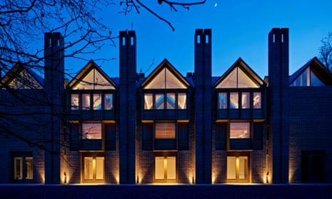 ‘The chimneys create a tartan grid’ … The new library at Magdalene College, Cambridge.