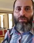 Mohammed Ghalayini in the Mashtal hotel in Gaza City.
