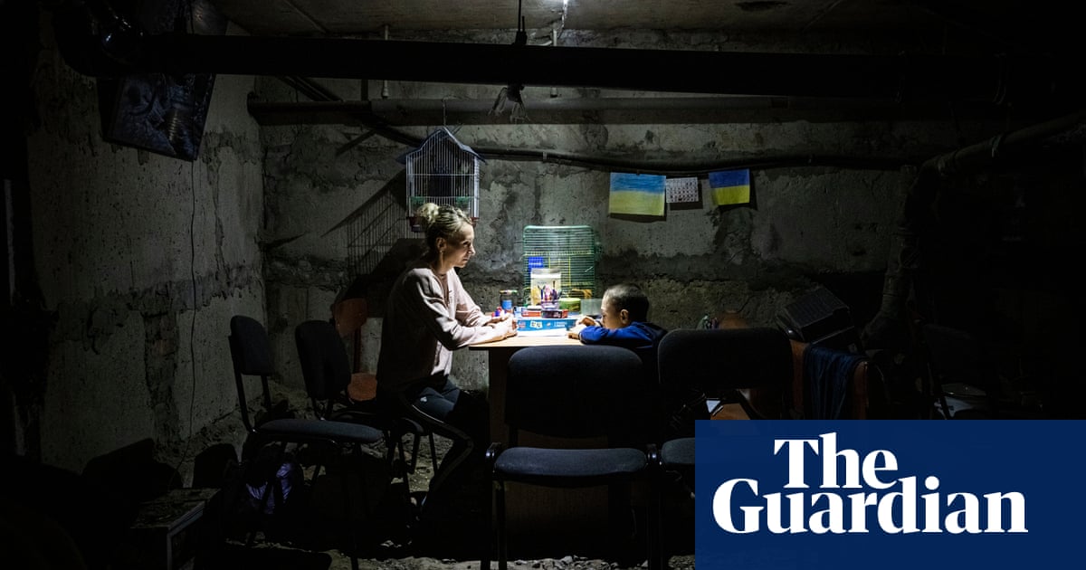Drawing monsters in the basement: last child in Ukrainian village in ruin