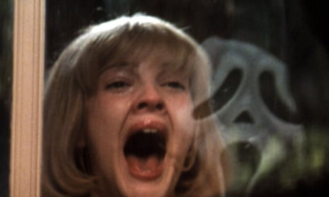 Drew Barrymore in Wes Craven’s 1996 comeback, Scream.